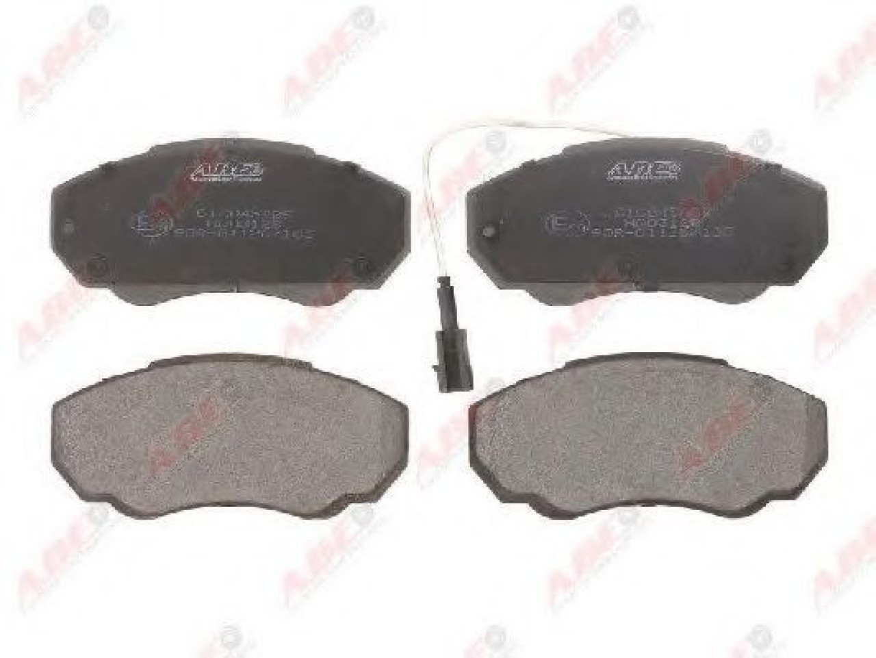 Set placute frana,frana disc FIAT DUCATO bus (230) (1994 - 2002) ABE C1C045ABE piesa NOUA