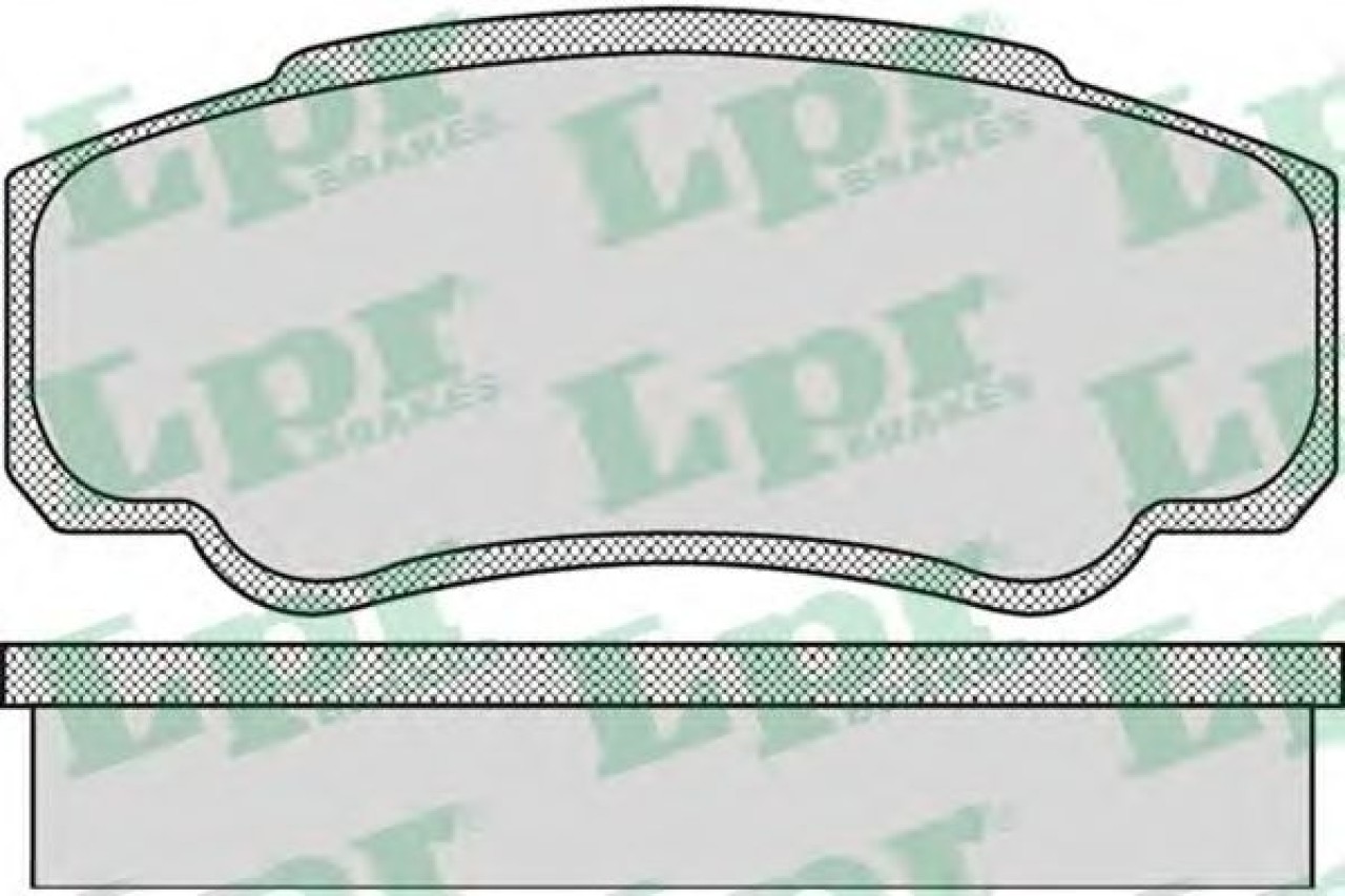 Set placute frana,frana disc FIAT DUCATO bus (244) (2002 - 2016) LPR 05P885 piesa NOUA