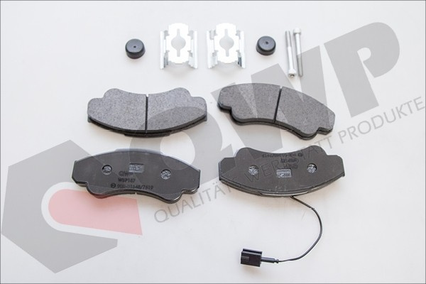 Set placute frana,frana disc FIAT DUCATO platou / sasiu (230) (1994 - 2002) QWP WBP157 piesa NOUA