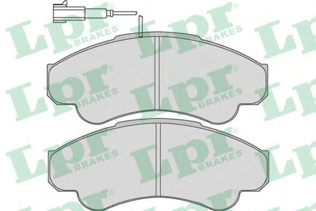 Set placute frana,frana disc FIAT DUCATO platou / sasiu (244) (2002 - 2016) LPR 05P967 piesa NOUA