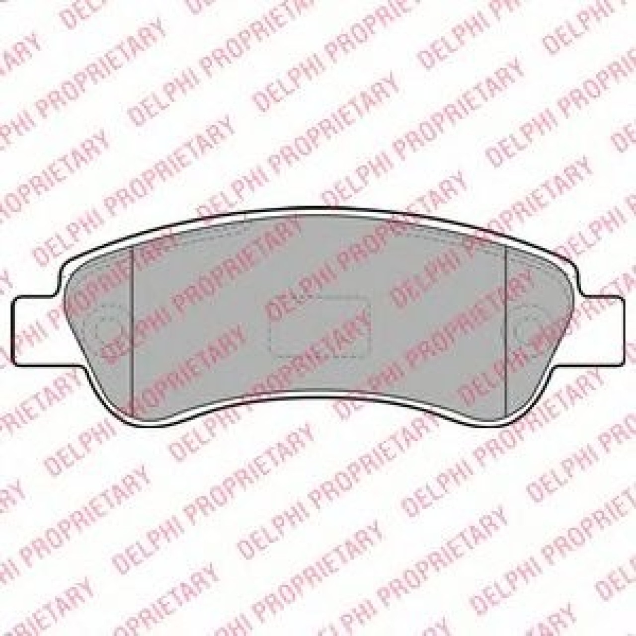 Set placute frana,frana disc FIAT DUCATO platou / sasiu (250, 290) (2006 - 2016) DELPHI LP1994 piesa NOUA