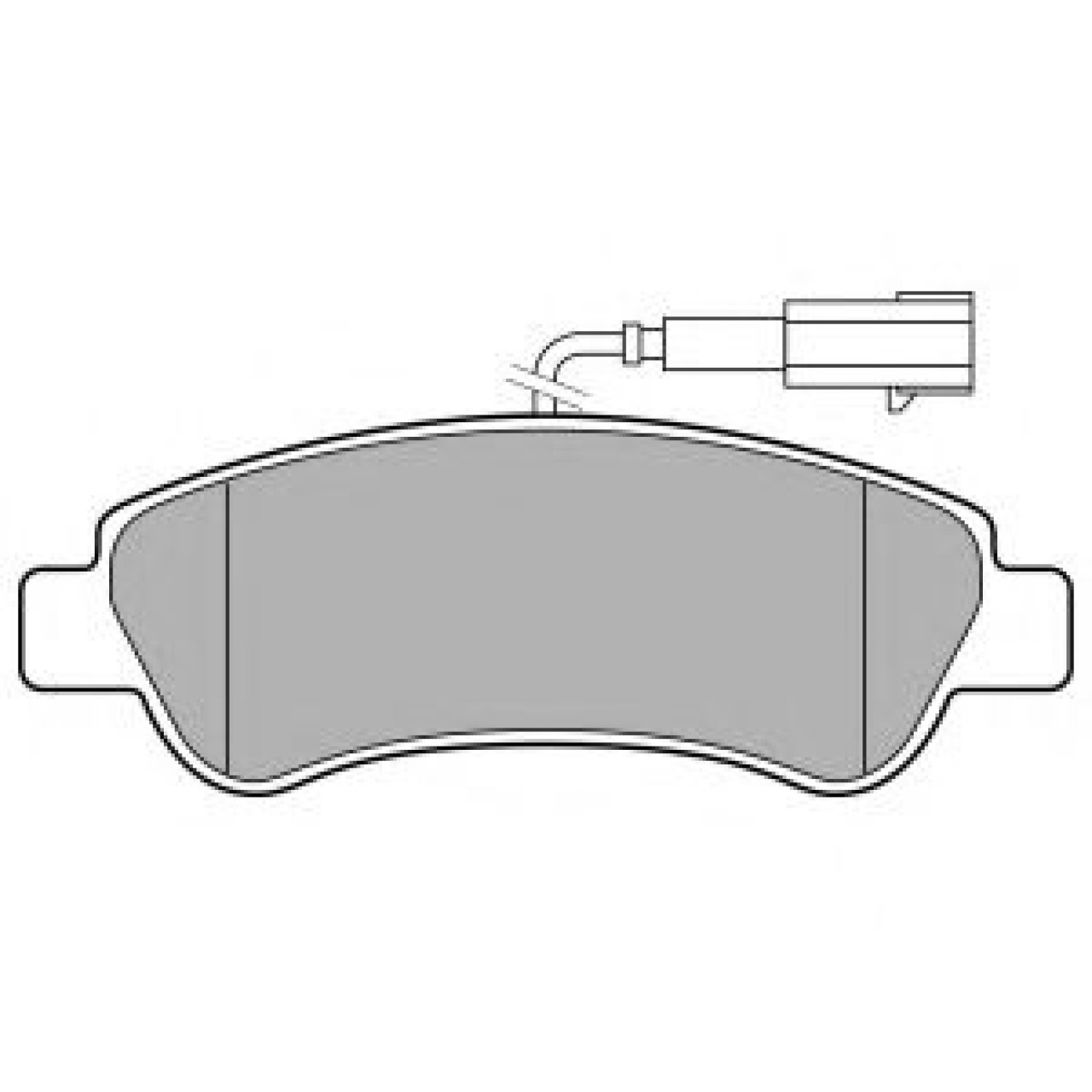 Set placute frana,frana disc FIAT DUCATO platou / sasiu (250, 290) (2006 - 2016) DELPHI LP3153 piesa NOUA