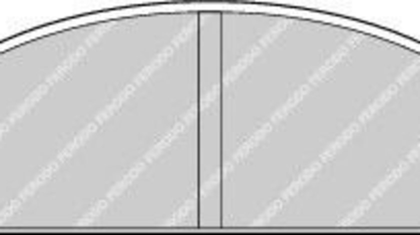 Set placute frana,frana disc FIAT FIORINO (147) (1980 - 1993) FERODO FDB29 piesa NOUA