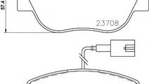 Set placute frana,frana disc FIAT FIORINO Combi (2...