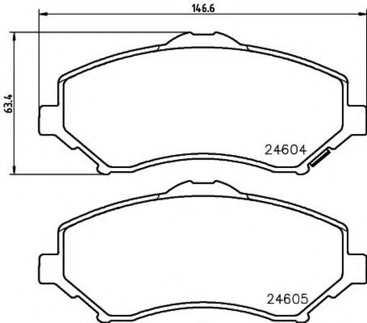 Set placute frana,frana disc FIAT FREEMONT (JC, JF) (2011 - 2016) TEXTAR 2460401 piesa NOUA