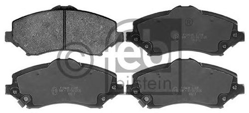 Set placute frana,frana disc FIAT FREEMONT (JC, JF) (2011 - 2016) FEBI BILSTEIN 116063 piesa NOUA
