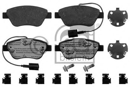 Set placute frana,frana disc FIAT GRANDE PUNTO (199) (2005 - 2016) FEBI BILSTEIN 16876 piesa NOUA