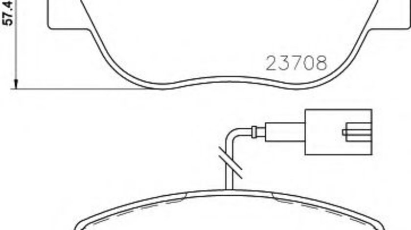 Set placute frana,frana disc FIAT GRANDE PUNTO (199) (2005 - 2016) TEXTAR 2370901 piesa NOUA