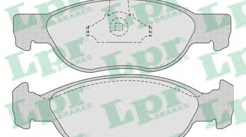 Set placute frana,frana disc FIAT MAREA (185) (1996 - 2007) LPR 05P740 piesa NOUA