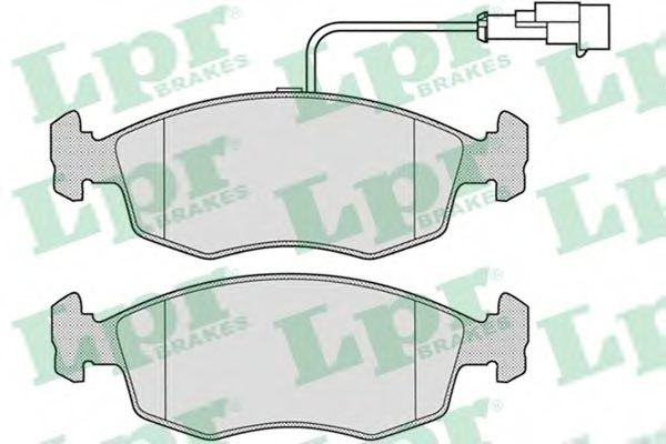 Set placute frana,frana disc FIAT PALIO Weekend (178DX) (1996 - 2016) LPR 05P755 piesa NOUA