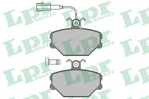 Set placute frana,frana disc FIAT PANDA (141A) (1980 - 2004) LPR 05P102 piesa NOUA