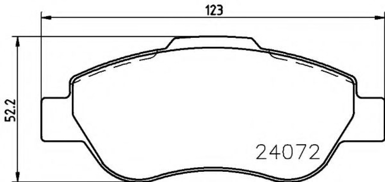 Set placute frana,frana disc FIAT PANDA (169) (2003 - 2016) TEXTAR 2407201 piesa NOUA