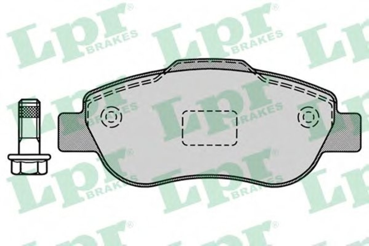 Set placute frana,frana disc FIAT PANDA (169) (2003 - 2016) LPR 05P1240 piesa NOUA