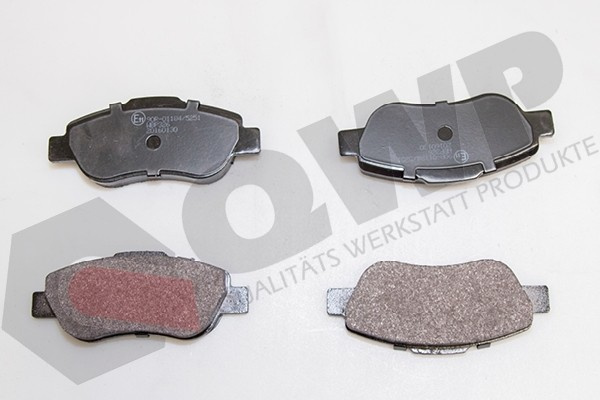 Set placute frana,frana disc FIAT PANDA Van (169) (2004 - 2016) QWP WBP326 piesa NOUA