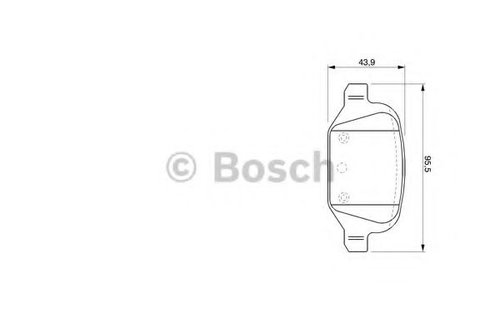 Set placute frana,frana disc FIAT PANDA Van (169) (2004 - 2016) BOSCH 0 986 424 756 piesa NOUA