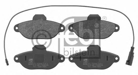 Set placute frana,frana disc FIAT PUNTO (176) (1993 - 1999) FEBI BILSTEIN 16084 piesa NOUA