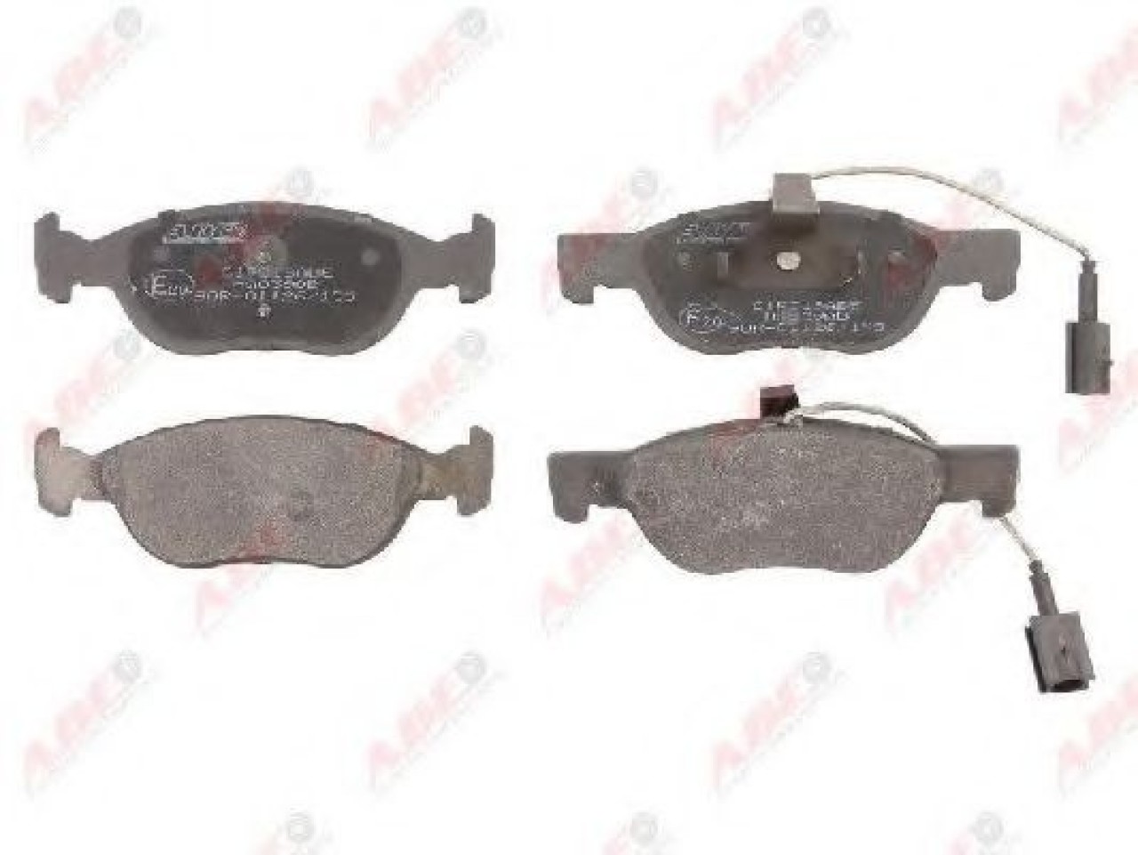 Set placute frana,frana disc FIAT PUNTO (176) (1993 - 1999) ABE C1F018ABE piesa NOUA