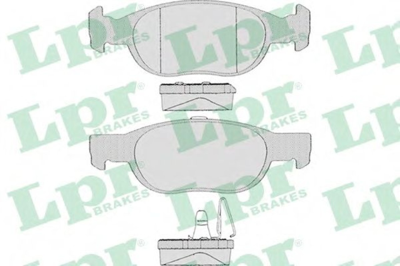 Set placute frana,frana disc FIAT PUNTO (188) (1999 - 2016) LPR 05P687 piesa NOUA