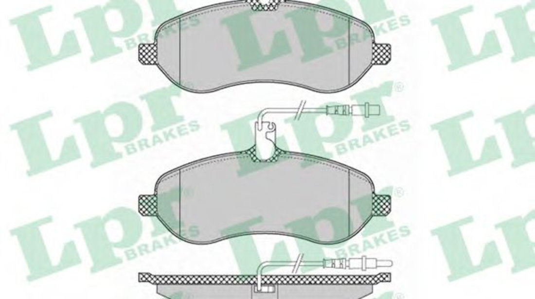 Set placute frana,frana disc FIAT SCUDO (272, 270) (2007 - 2016) LPR 05P1348 piesa NOUA