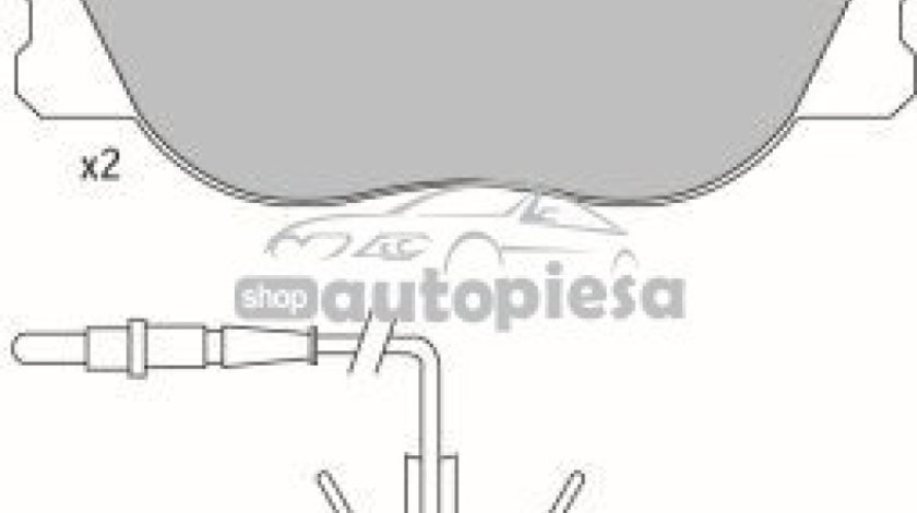 Set placute frana,frana disc FIAT SCUDO caroserie (220L) (1996 - 2006) KRIEGER 0950006366 piesa NOUA