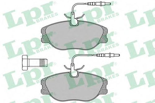 Set placute frana,frana disc FIAT SCUDO combinato (220P) (1996 - 2006) LPR 05P498 piesa NOUA