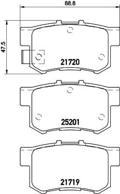Set placute frana,frana disc FIAT SEDICI (FY) (2006 - 2016) TEXTAR 2172001 piesa NOUA