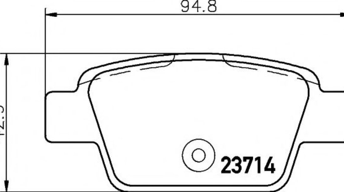 Set placute frana,frana disc FIAT STILO (192) (2001 - 2010) HELLA PAGID 8DB 355 018-851 piesa NOUA