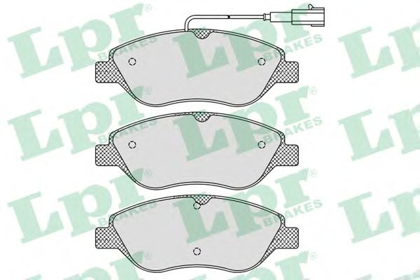 Set placute frana,frana disc FIAT STILO (192) (2001 - 2010) LPR 05P765 piesa NOUA