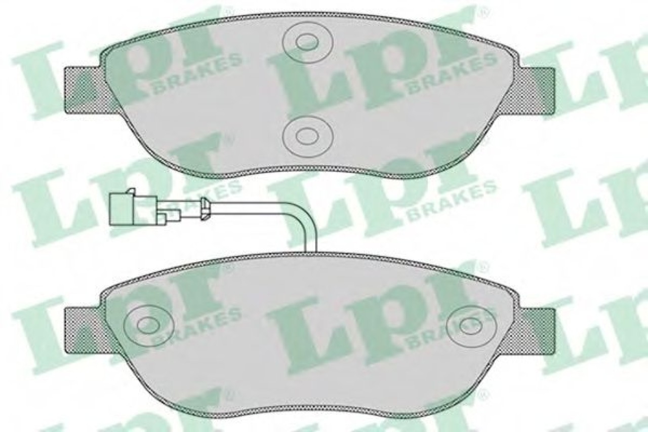 Set placute frana,frana disc FIAT STILO (192) (2001 - 2010) LPR 05P1268 piesa NOUA