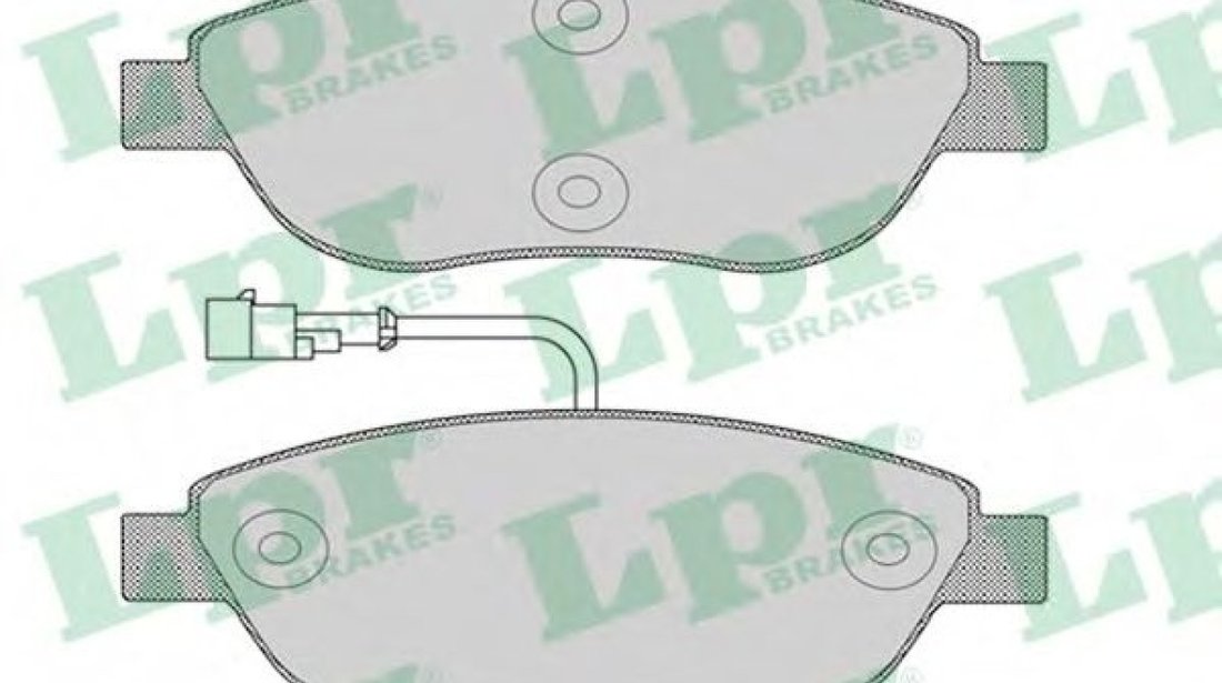 Set placute frana,frana disc FIAT STILO (192) (2001 - 2010) LPR 05P1268 piesa NOUA