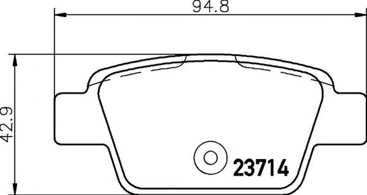 Set placute frana,frana disc FIAT STILO Multi Wagon (192) (2003 - 2008) TEXTAR 2371401 piesa NOUA
