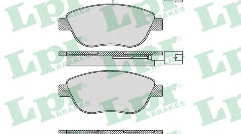 Set placute frana,frana disc FIAT STILO Multi Wagon (192) (2003 - 2008) LPR 05P764 piesa NOUA