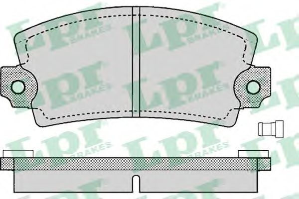 Set placute frana,frana disc FIAT STRADA I (138A) (1978 - 1987) LPR 05P129 piesa NOUA