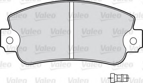 Set placute frana,frana disc FIAT STRADA II (138A) (1982 - 1988) VALEO 598091 piesa NOUA
