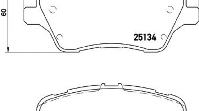 Set placute frana,frana disc FORD B-MAX (JK) (2012 - 2016) TEXTAR 2513402 piesa NOUA