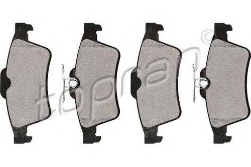 Set placute frana,frana disc FORD C-MAX (DM2) (2007 - 2016) TOPRAN 302 052 piesa NOUA
