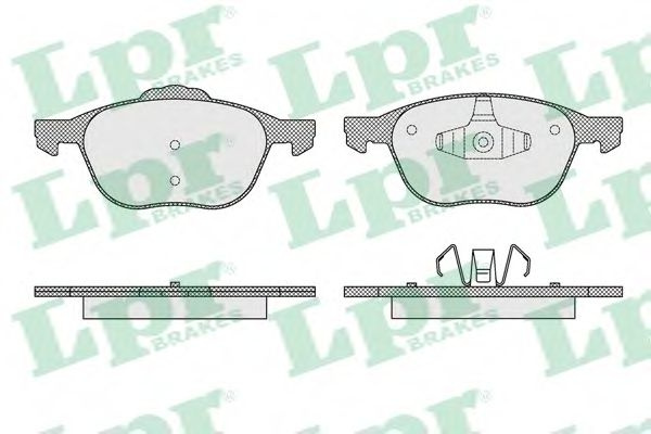 Set placute frana,frana disc FORD C-MAX II (DXA) (2010 - 2016) LPR 05P1627 piesa NOUA