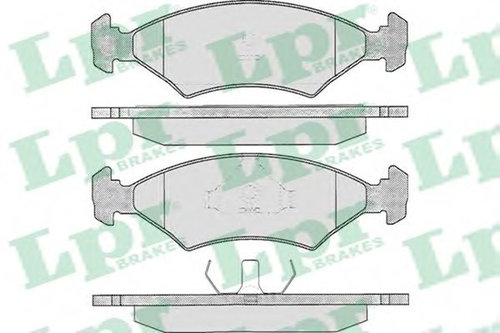 Set placute frana,frana disc FORD COURIER (F3L, F5L) (1991 - 1996) LPR 05P233 piesa NOUA