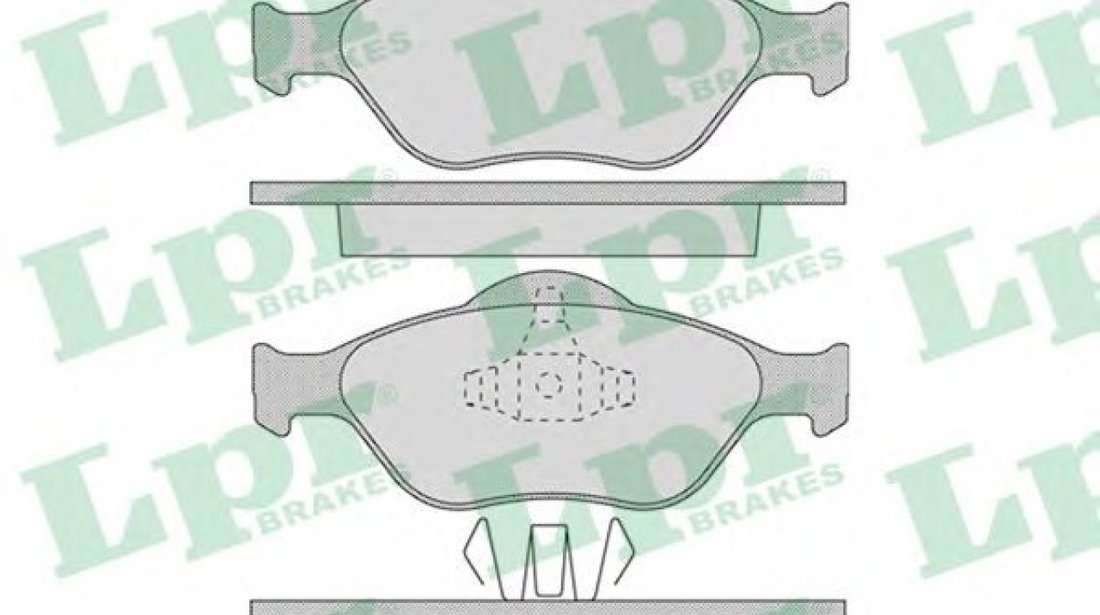 Set placute frana,frana disc FORD COURIER (J3, J5) (1996 - 2016) LPR 05P949 piesa NOUA