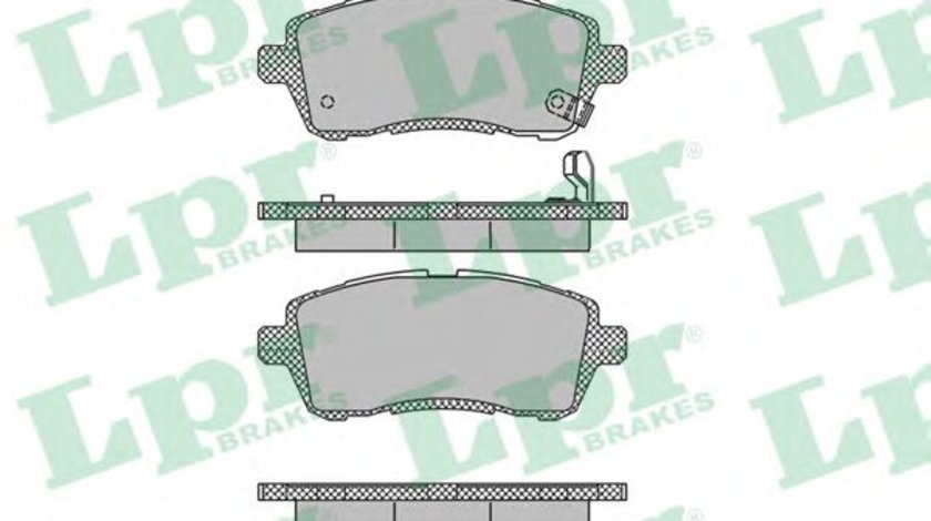 Set placute frana,frana disc FORD FIESTA VI (2008 - 2016) LPR 05P1464 piesa NOUA