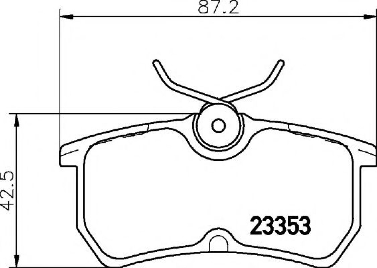 Set placute frana,frana disc FORD FOCUS Combi (DNW) (1999 - 2007) TEXTAR 2335301 piesa NOUA