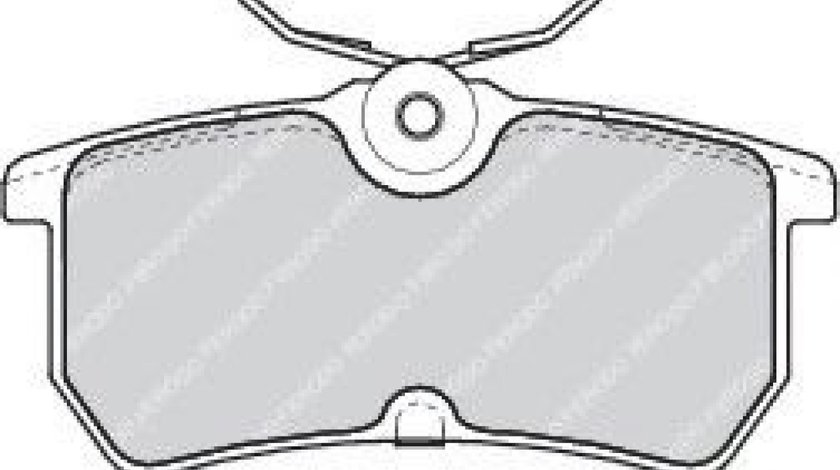 Set placute frana,frana disc FORD FOCUS (DAW, DBW) (1998 - 2007) FERODO FDB1319 piesa NOUA