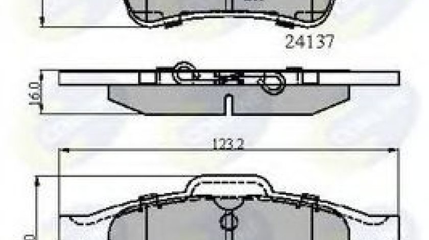 Set placute frana,frana disc FORD FOCUS II Combi (DA) (2004 - 2012) COMLINE CBP01599 piesa NOUA