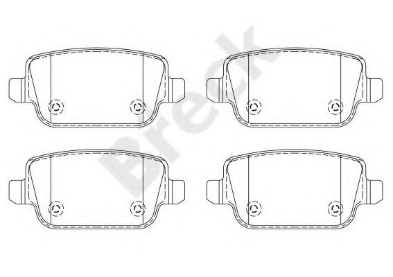Set placute frana,frana disc FORD FOCUS II (DA) (2004 - 2012) Break 24537 00 702 00 piesa NOUA