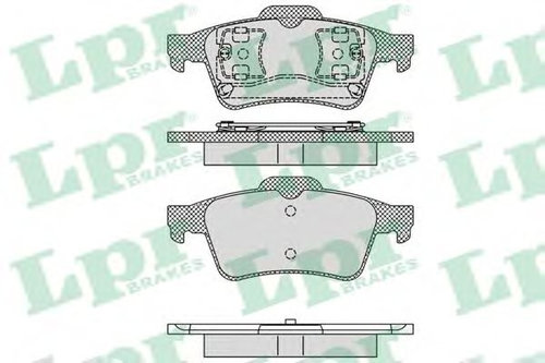 Set placute frana,frana disc FORD FOCUS II (DA) (2004 - 2012) LPR 05P1189 piesa NOUA