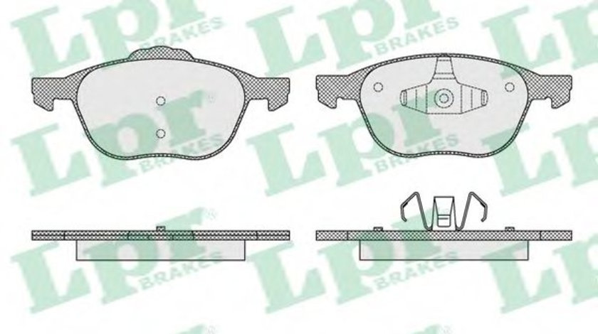 Set placute frana,frana disc FORD FOCUS III (2010 - 2016) LPR 05P1627 piesa NOUA