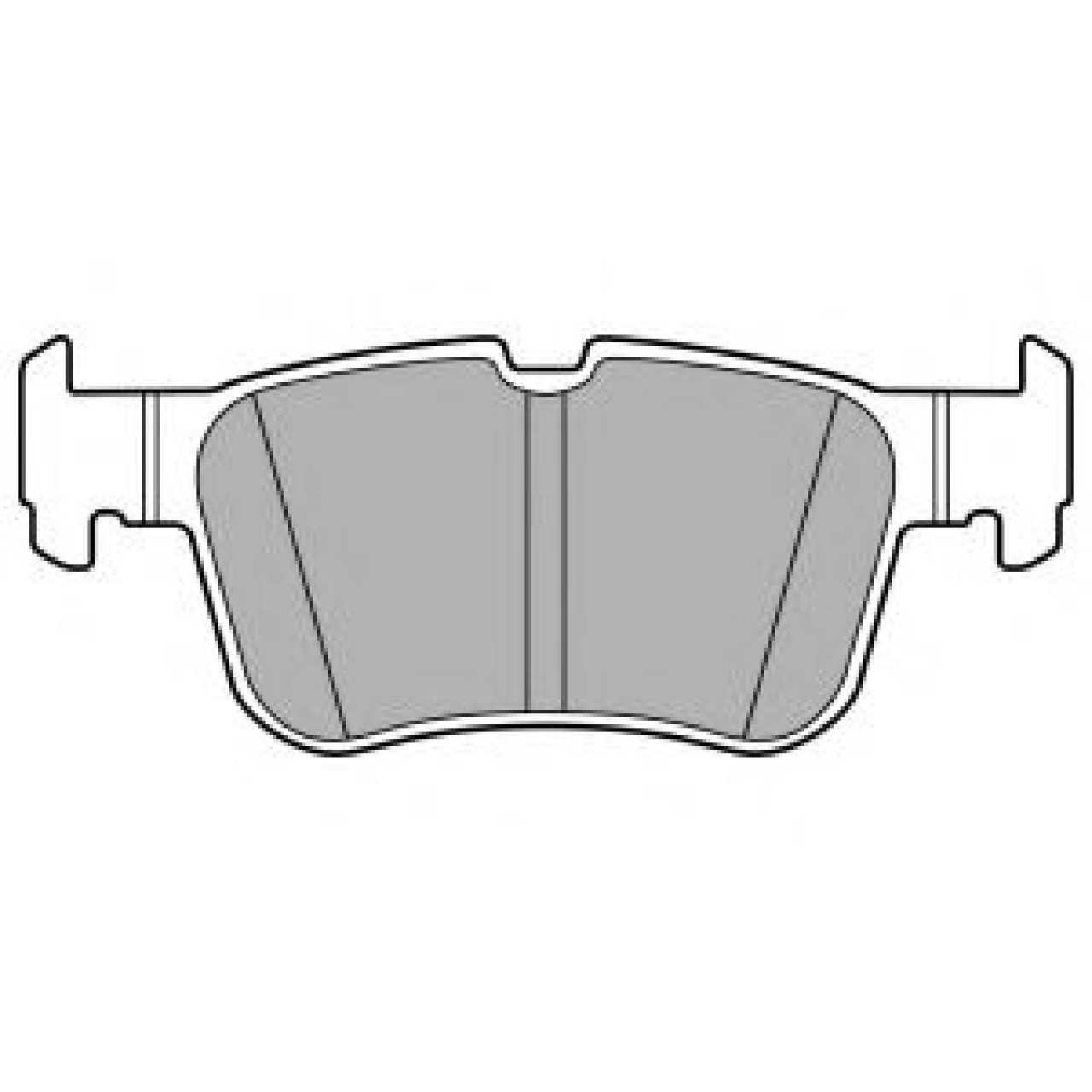 Set placute frana,frana disc FORD GALAXY (2015 - 2016) DELPHI LP3151 piesa NOUA