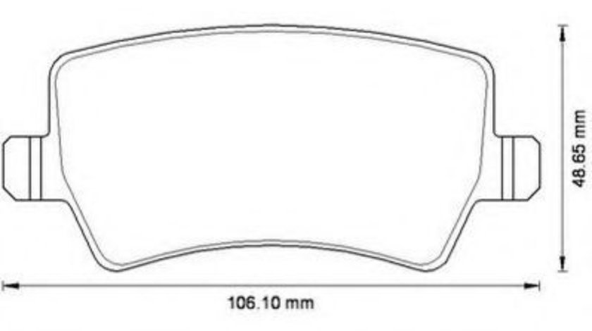 Set placute frana,frana disc FORD GALAXY (WA6) (2006 - 2015) JURID 573250JC piesa NOUA