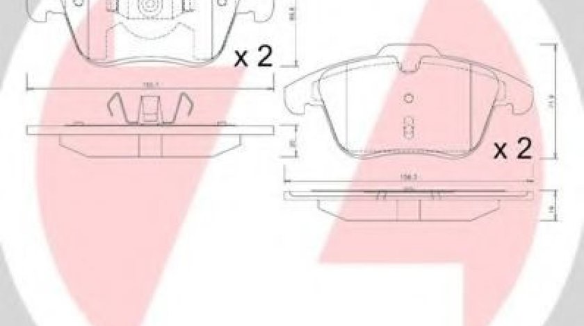 Set placute frana,frana disc FORD GALAXY (WA6) (2006 - 2015) ZIMMERMANN 24123.200.1 piesa NOUA