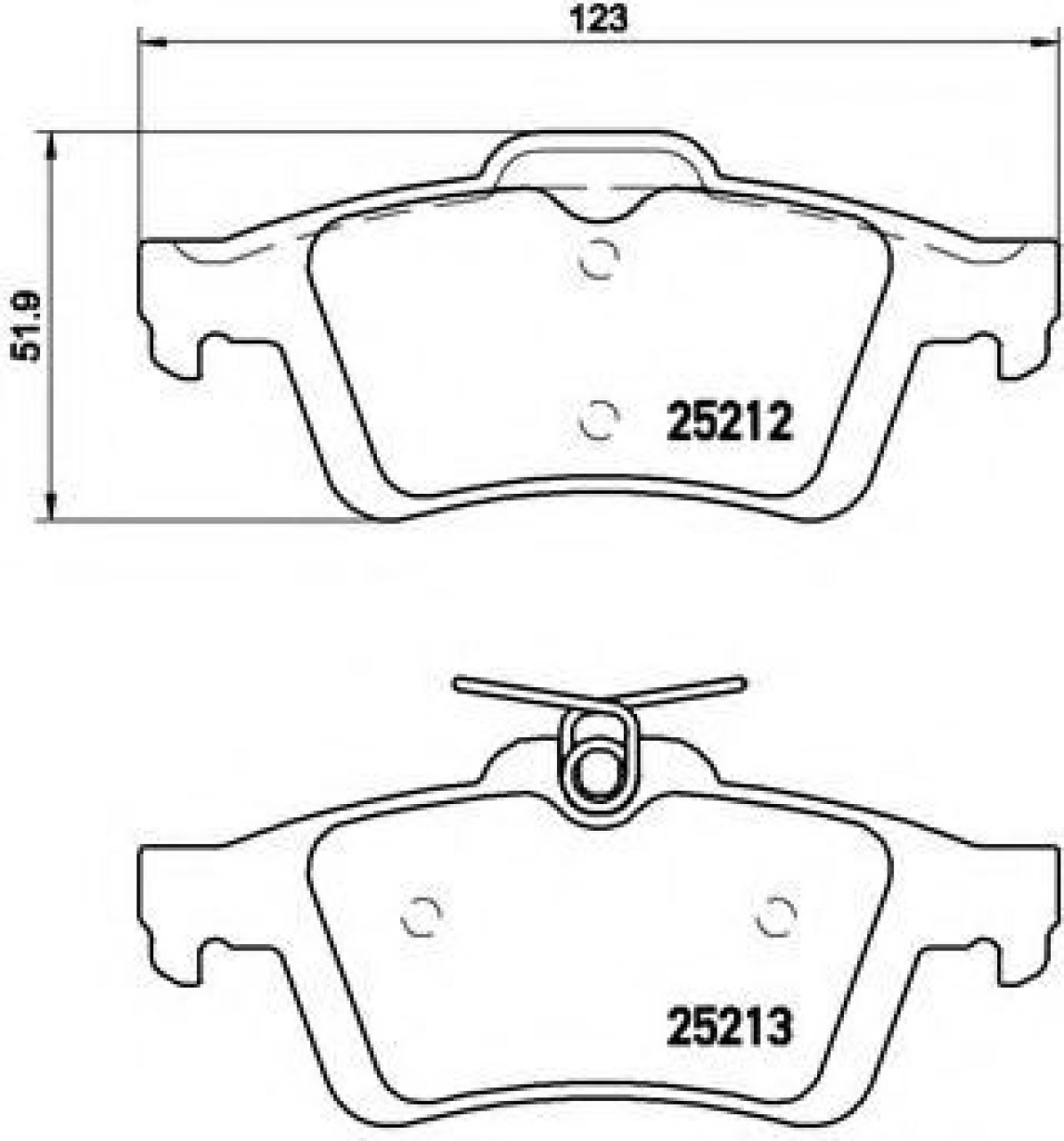 Set placute frana,frana disc FORD GRAND C-MAX (DXA) (2010 - 2016) BREMBO P 24 148 piesa NOUA